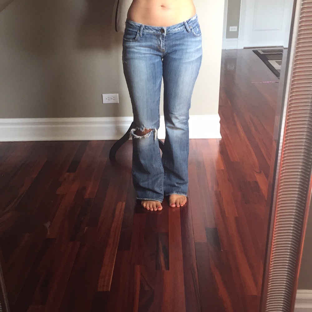 Miss Sixty low rise distressed jeans